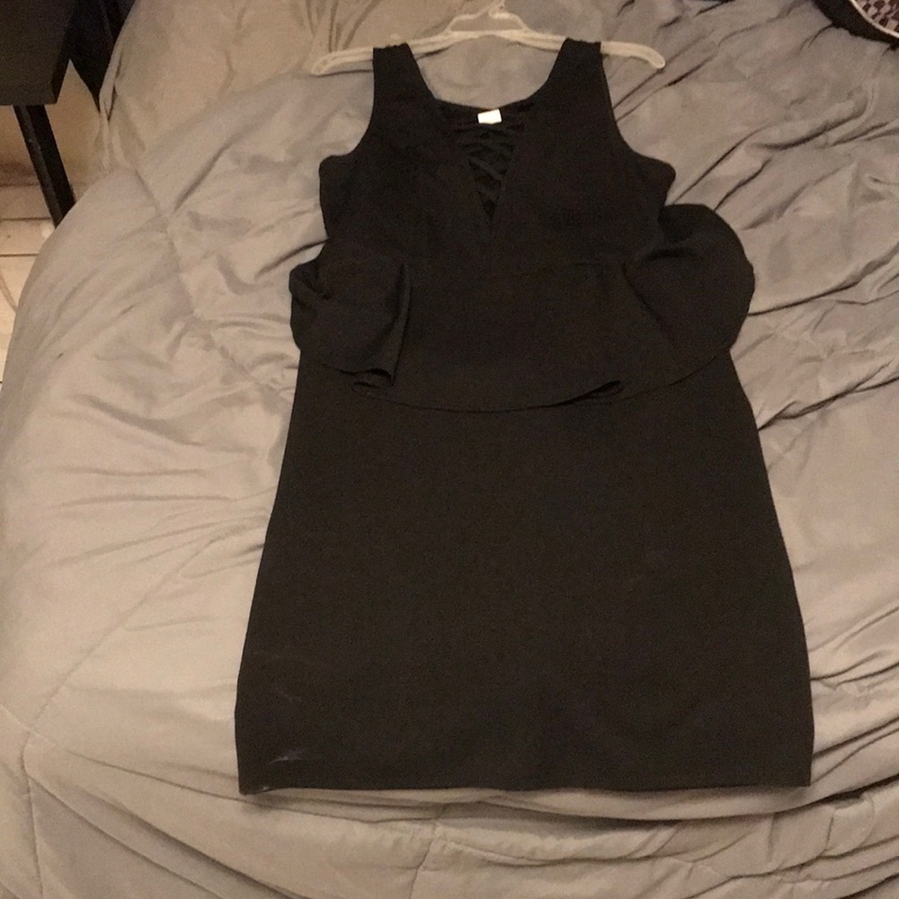 Black mini dress!